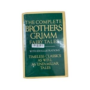 THE Complete Brother Grimm Fairy Tales with 100 Illustrations Hardcover.